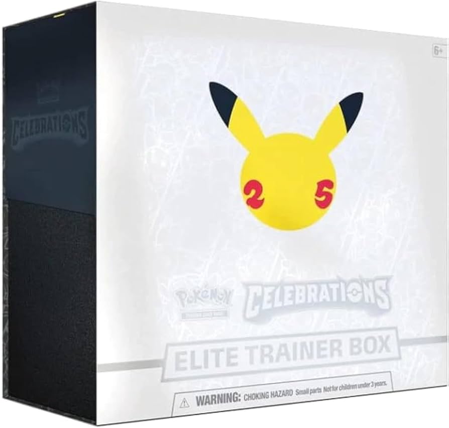 Amazon.com: Pokemon TCG: Celebrations Elite Trainer Box : Toys & Games