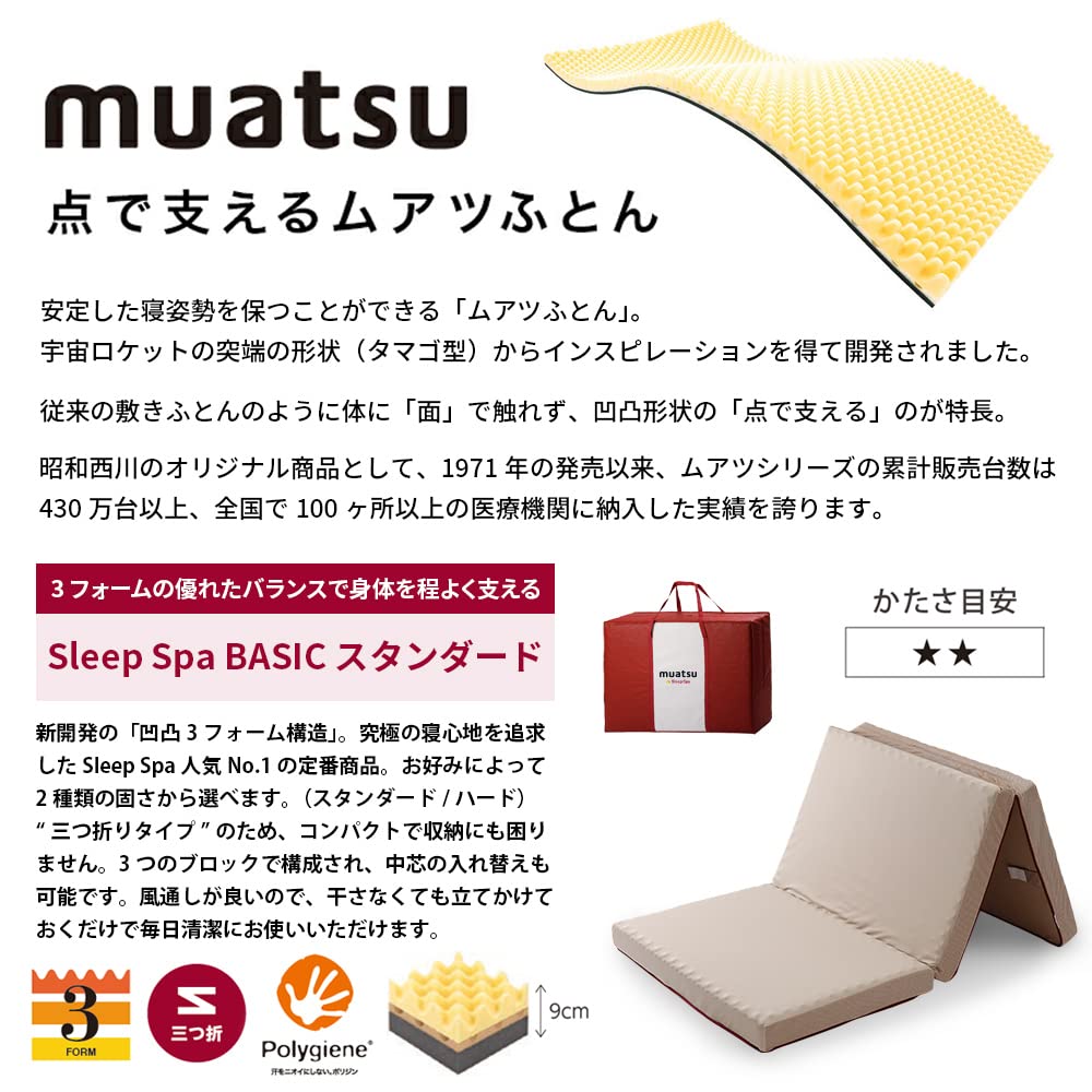 Amazon.co.jp: 昭和西川 ムアツ BASICスタンダード SleepSpa