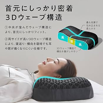 Amazon｜ヒツジのいらない枕 枕 まくら テンセル枕カバー付き 丸洗いOK