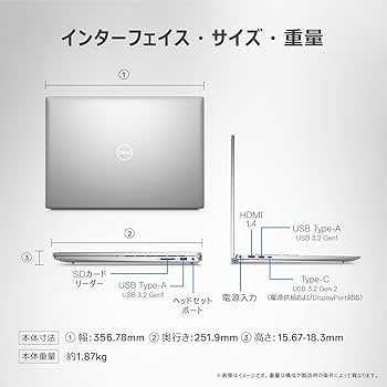 Amazon.co.jp: Dell Inspiron 16 5625 ノートパソコン NI586A-CHHB
