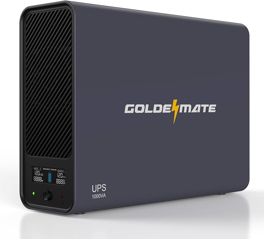 Amazon.com: GOLDENMATE 1000VA/800W Lithium UPS Battery Backup