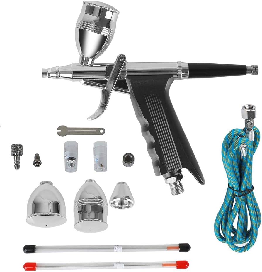 Amazon | Mdai エアブラシ ダブルアクション 重力式 トリガー式