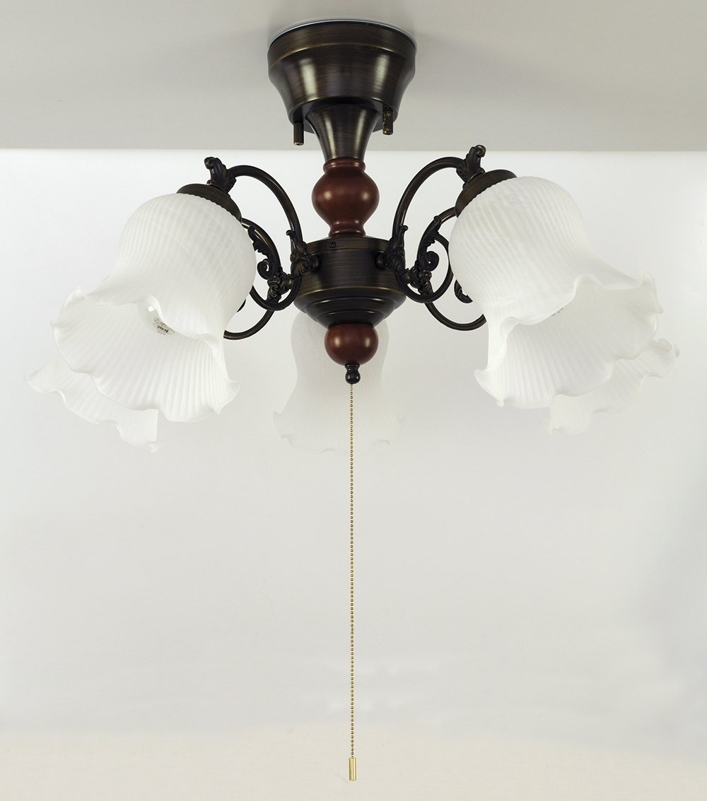 Amazon | Kishima キシマ クラシック シーリングライト 5灯 GEM-6883