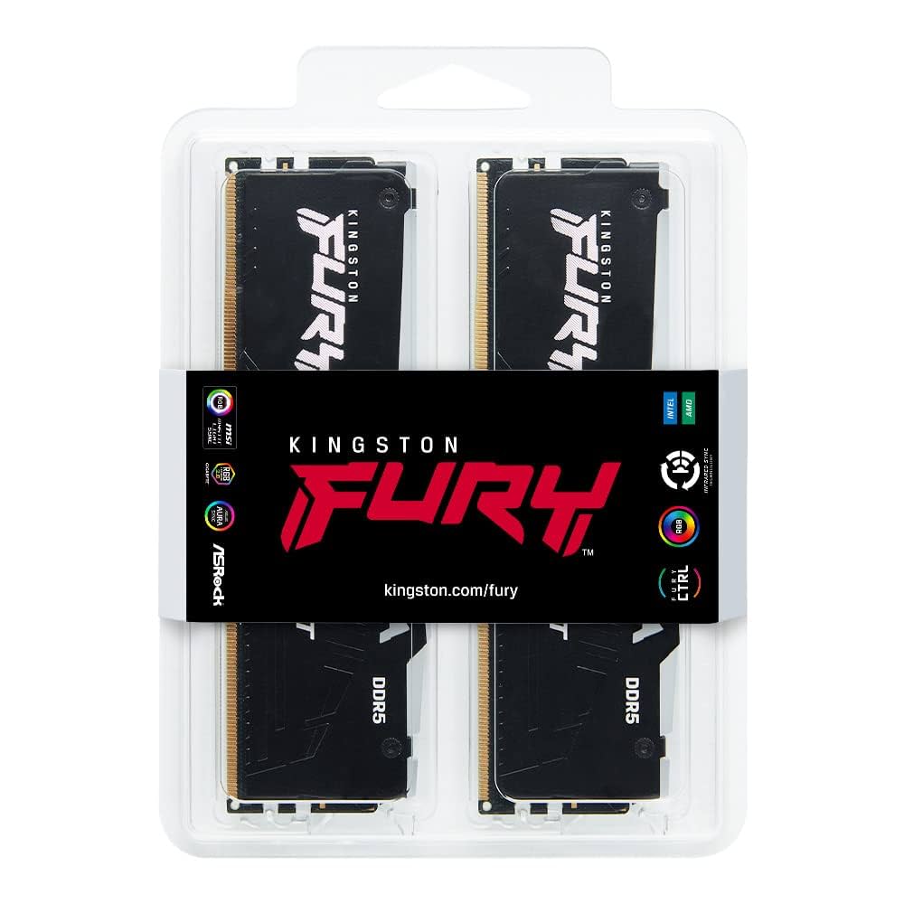 Kingston FURY BEAST DDR5 メモリー 2枚セット 32GB 【公式通販】