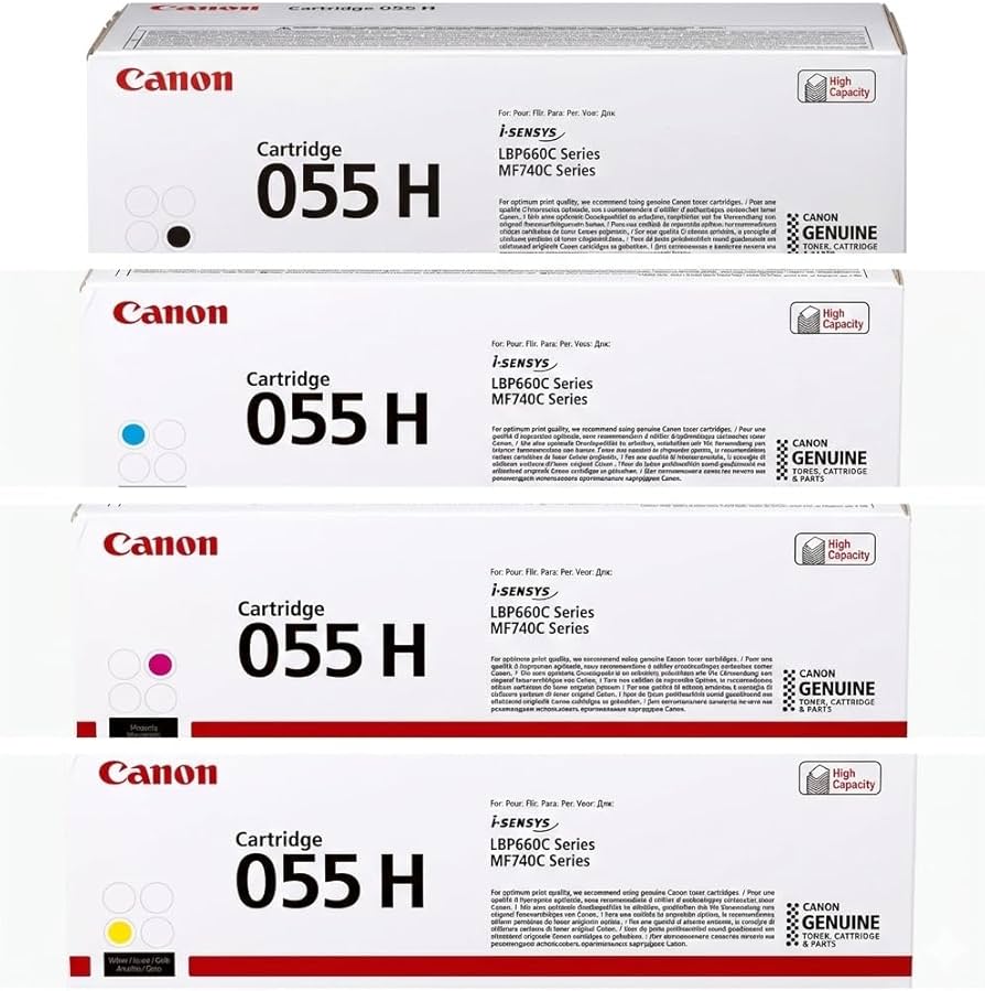 Amazon.co.jp: 【純正品】CANON トナーカートリッジ055H 4色セット