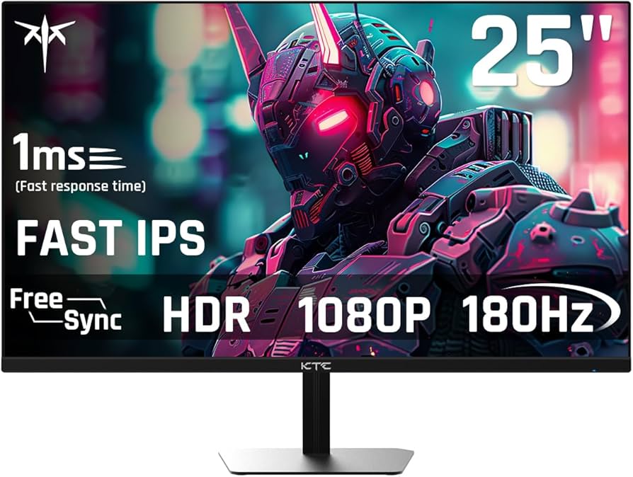 Amazon.com: KTC 24.5'' Gaming Monitor, FHD 1080P 180Hz (Up to