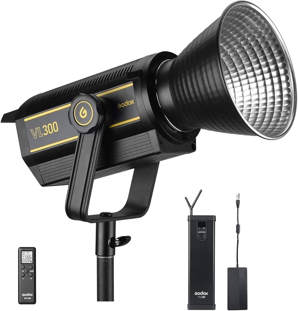Amazon | GODOX VL300撮影ライト CRI96 TLCI95 明るさ0%~100%調整 色