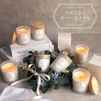 Amazon.co.jp: dadaz アロマキャンドル ソイキャンドル ジャー