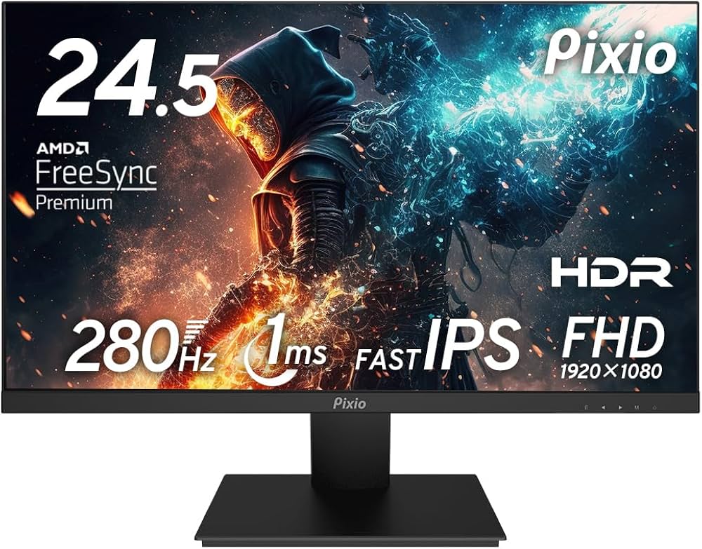 Amazon.co.jp: Pixio PX259 Prime ゲーミングモニター 24.5インチ FHD