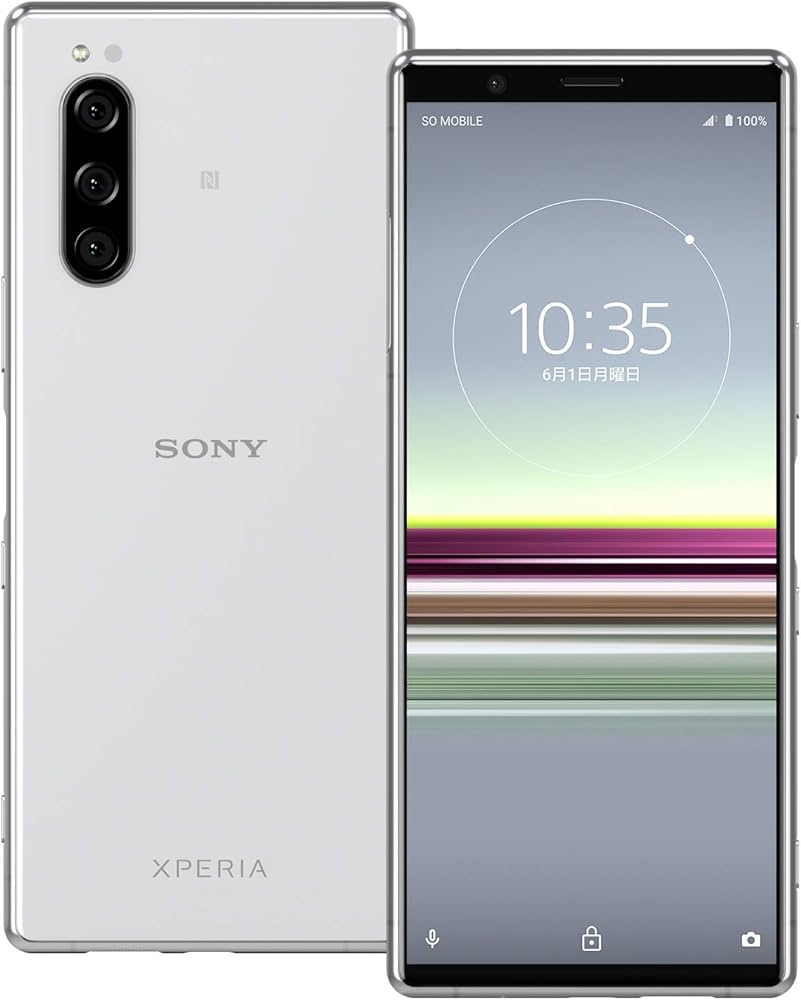 Amazon | ソニー Xperia5 グレー SIMフリースマホ J9260JP H 【日本
