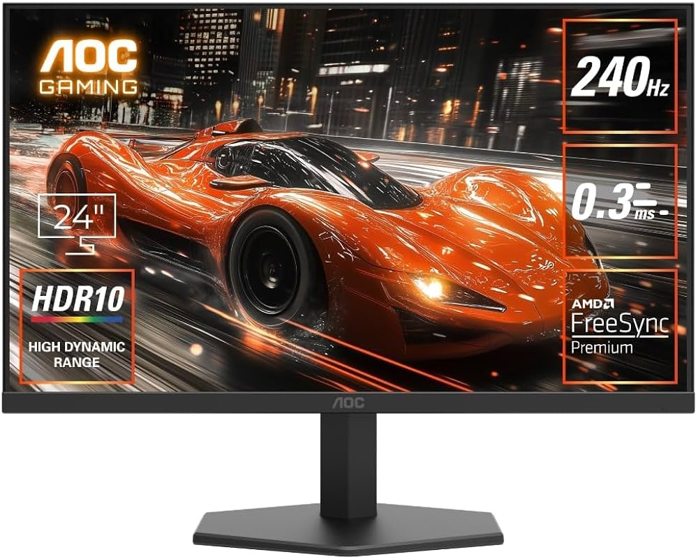 Amazon.co.jp: AOC ゲーミングモニター 24G11ZE/11, 23.8インチ, フル