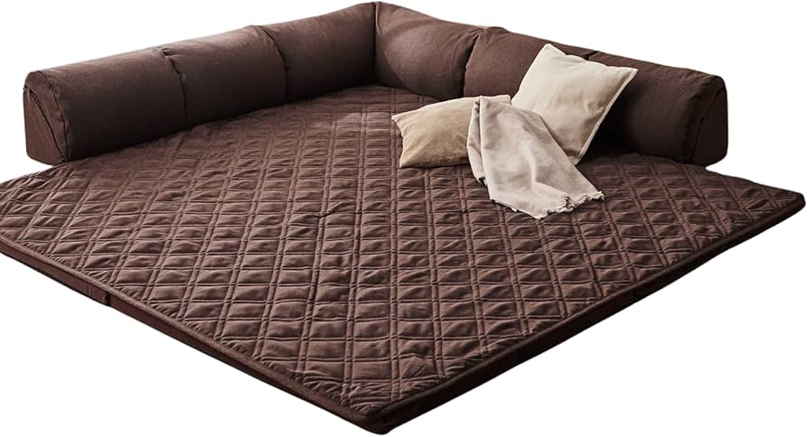 Amazon｜[ベルメゾン] フロアソファー グータラグ シングルコーナー