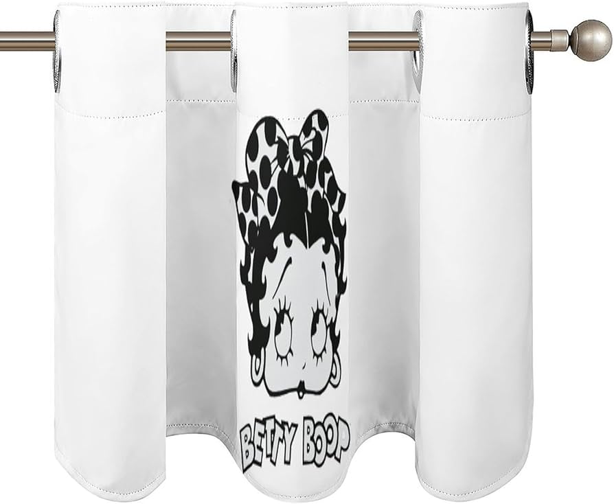 Amazon｜Bettyboop ベティちゃんカーテンバランス カーテン 遮光