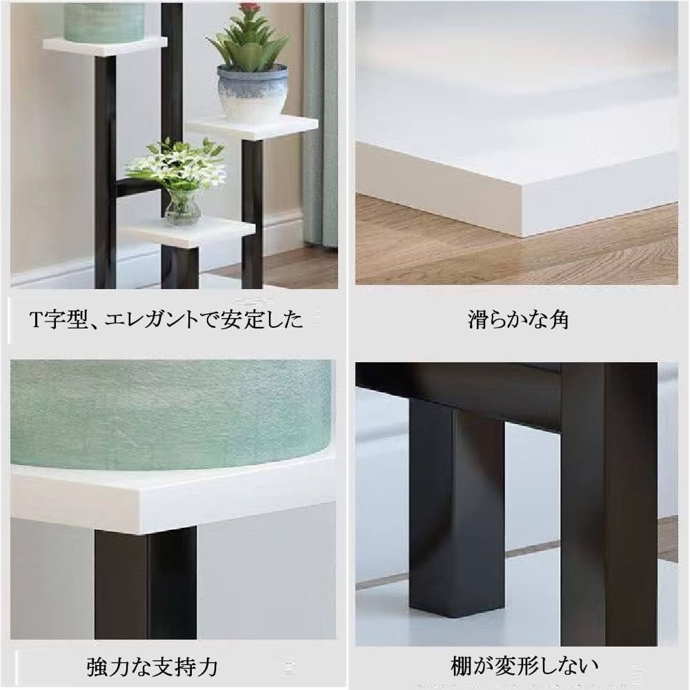 Amazon | フラワースタンド室内 フラワースタンド 4段 花台 プランター