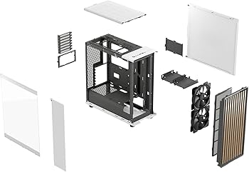 Amazon.com: Fractal Design North Chalk White Tempered Glass Clear