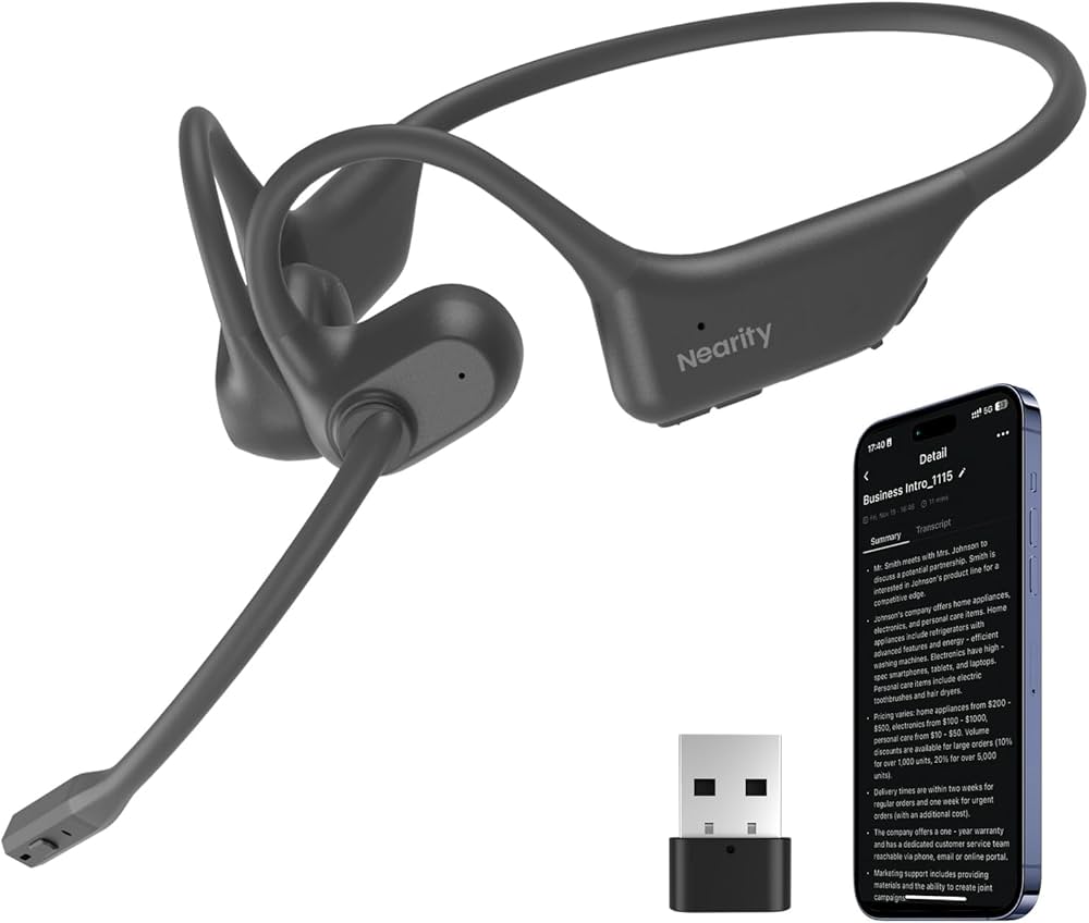 Amazon.co.jp: Nearity MemPod Pro 2S ワイヤレスイヤホン オープン