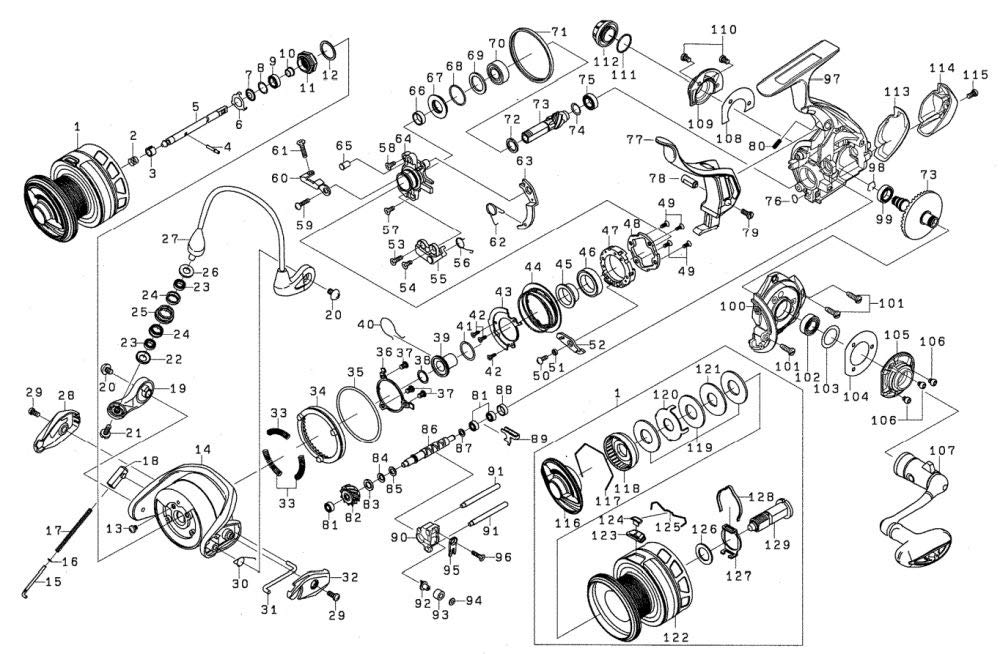 Amazon | ダイワ(DAIWA) 純正パーツ 18 トーナメント-ISO 3000SH-LBD