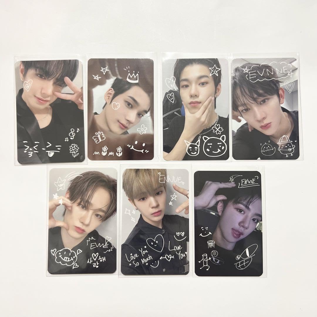 Amazon.co.jp: EVNNE MAKESTAR 対面サイン会 落書きトレカ コンプ