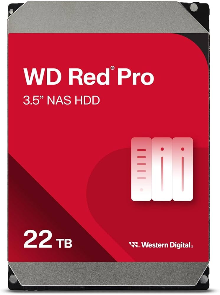 Amazon.com: Western Digital 22TB WD Red Pro NAS Internal Hard