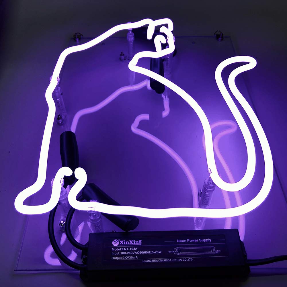 Amazon.co.jp: 猫 ネオンサイン ライト CAT NEON SIGN ビール バー