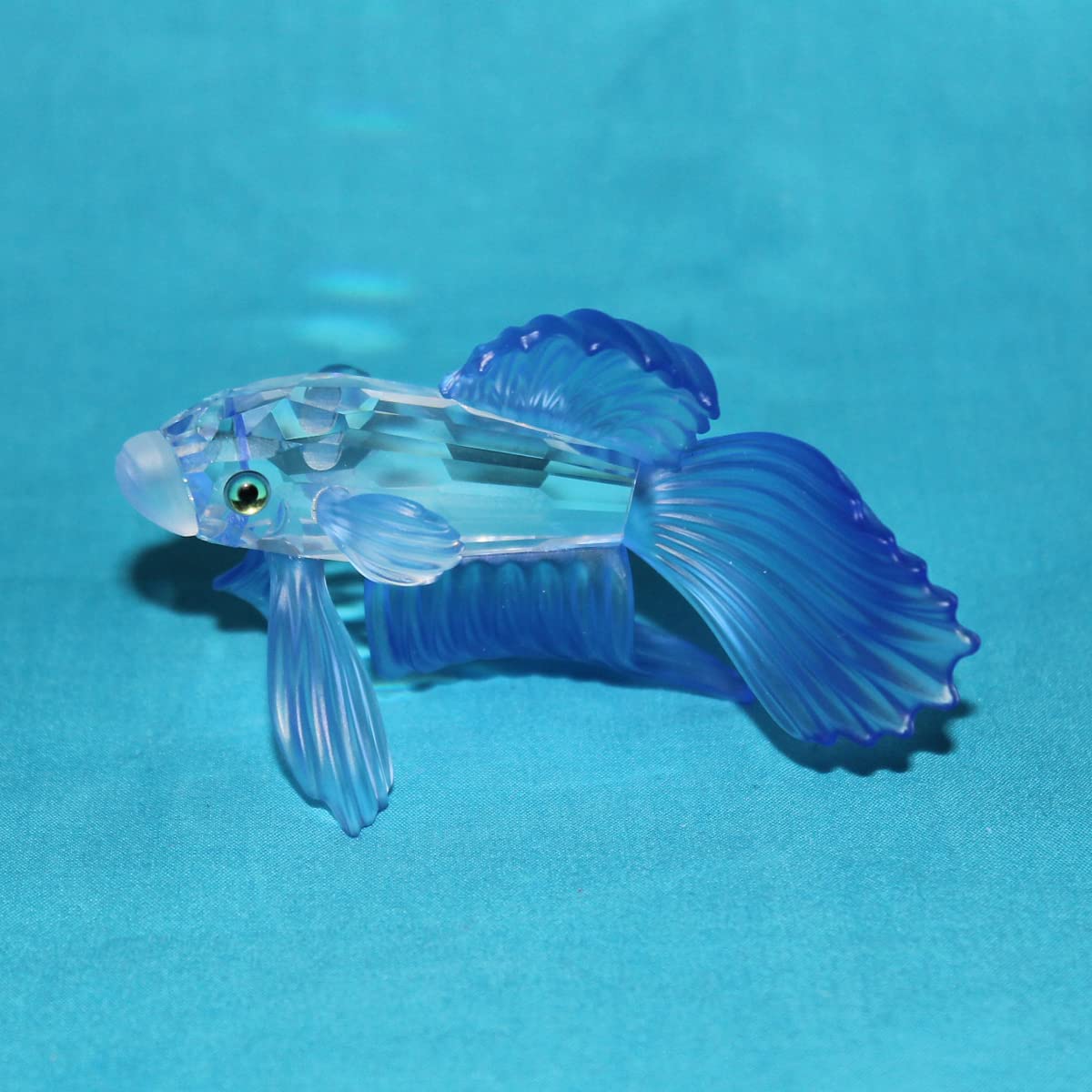 SWAROVSKI ファイティングフィッシュ ブルー 魚 スワロフスキー 【公式
