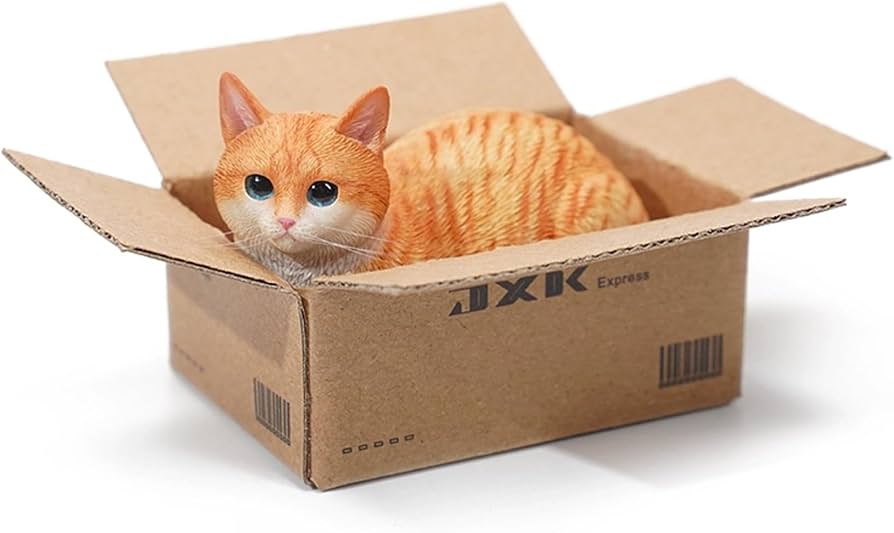 Amazon.co.jp: JXK 猫フィギュア 1/6 サイズ 動物フィギュア