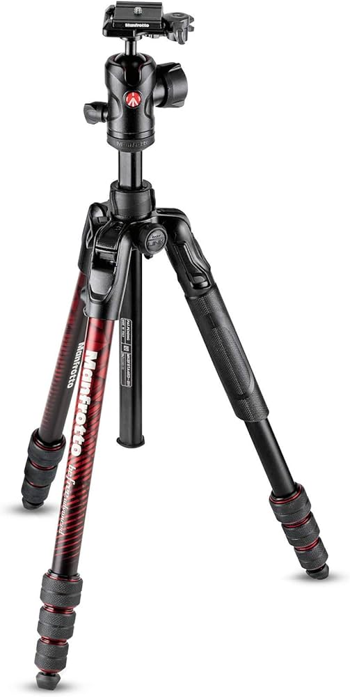 Amazon | マンフロット(Manfrotto) Befreeアドバンス アルミ4段 レッド