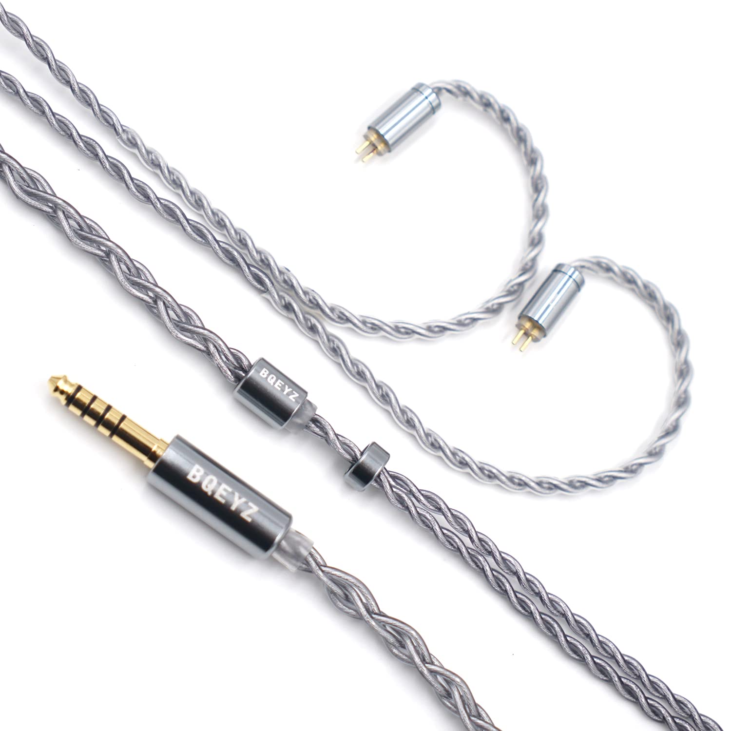 Amazon | BQEYZ Winter HIFIイヤホンケーブル Rime OCC 銀メッキ