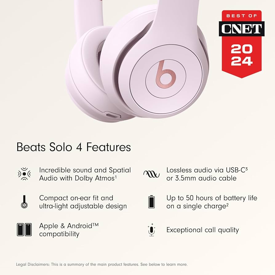 Beats Solo4 Wireless Headphones - On-Ear Wireless Headphones