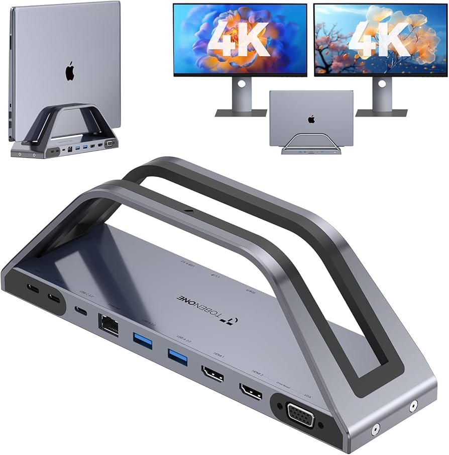 Amazon.com: TobenONE 14-in-1 MacBook Pro/Air Docking Station Dual