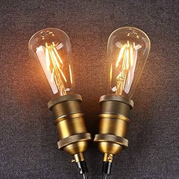 Amazon | LEDフィラメント電球 エジソン電球 LED電球 60W相当 E26