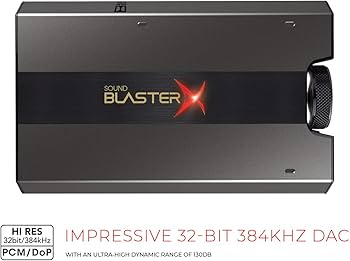 Amazon.com: Sound BlasterX G6 Hi-Res 130dB 32bit/384kHz Gaming DAC