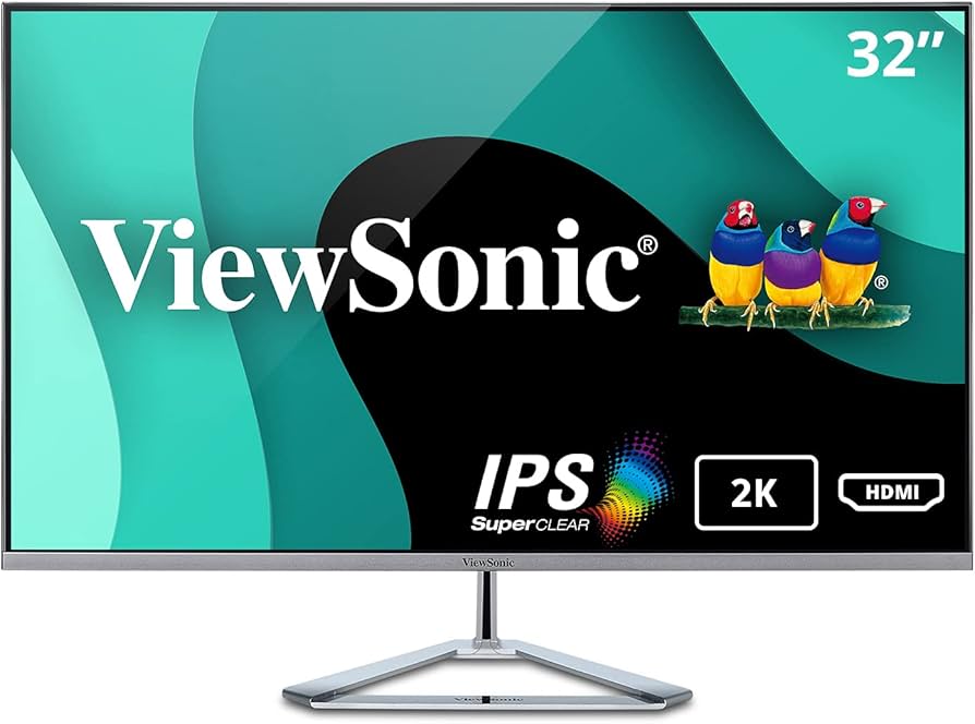 Amazon.com: ViewSonic VX3276-2K-MHD 32 Inch Frameless Widescreen