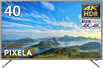Amazon | ピクセラ Android TV OS搭載 40V型 4Kチューナー内蔵液晶