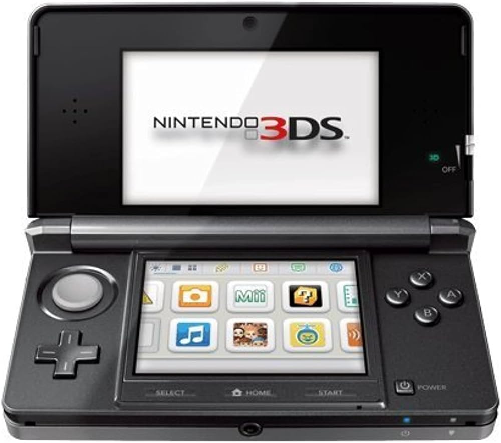 Nintendo 3DS - Cosmo Black - Standard Edition: Nintendo 3DS: Video
