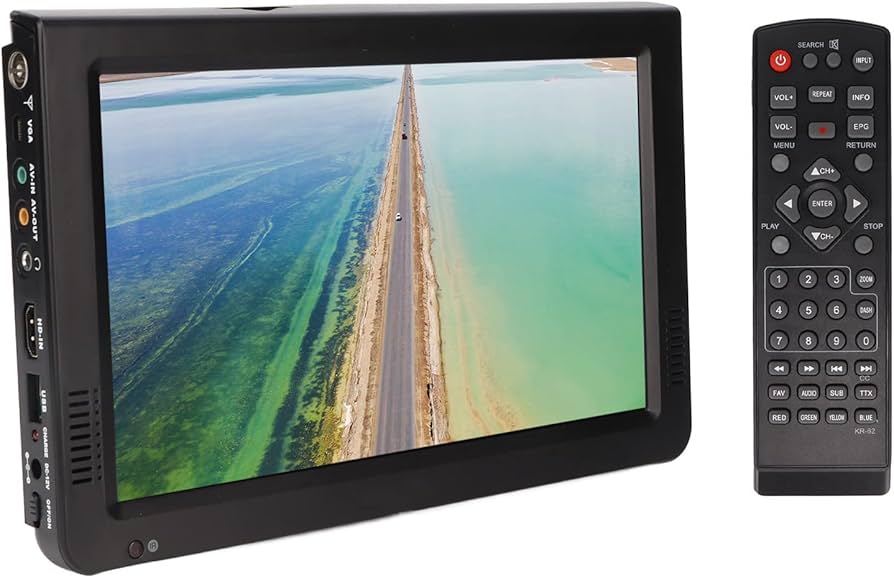 Amazon | 10インチポータブルデジタルテレビ、車用HD 1080Pポータブル