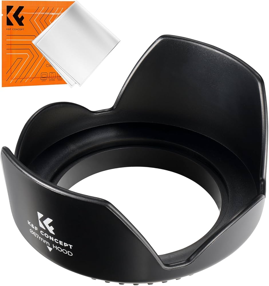 Amazon | K&F CONCEPT レンズフード (取付径67mm,ネジコミ式,各カメラ