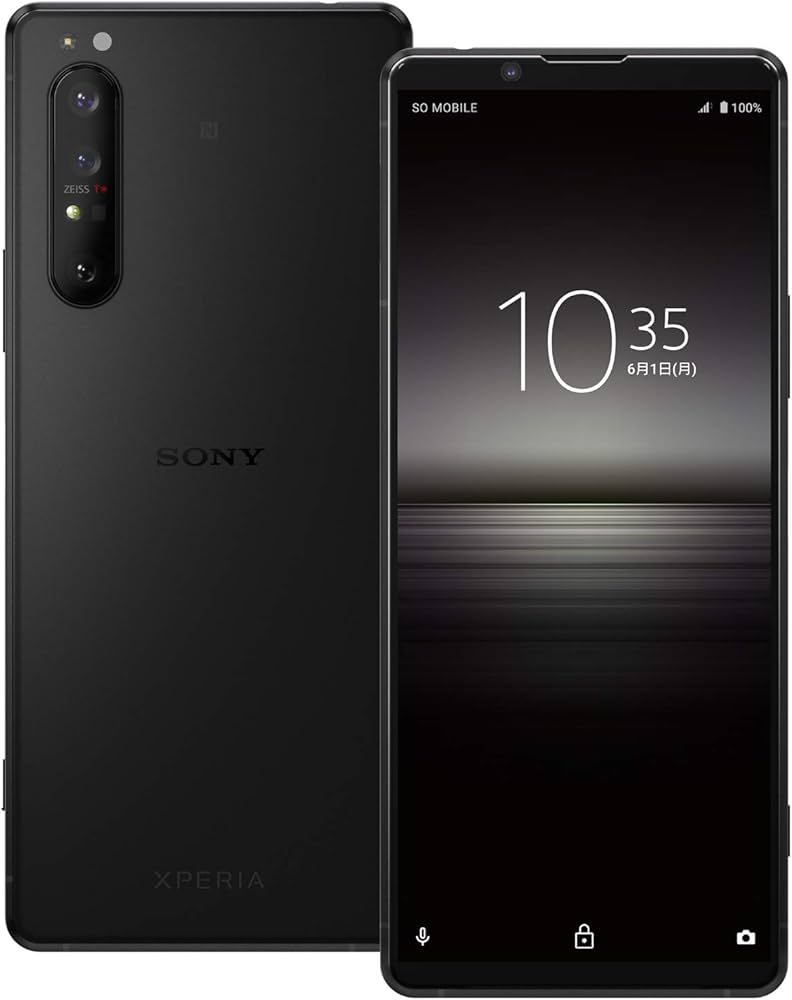 Amazon.co.jp: ソニー Xperia1II フロストブラック SIMフリースマホ XQ