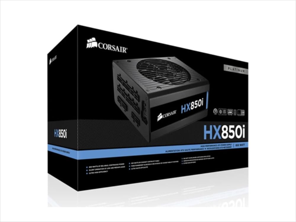Amazon | Corsair HX850i 80PLUS PLATINUM 850W PC 電源ユニット PS545