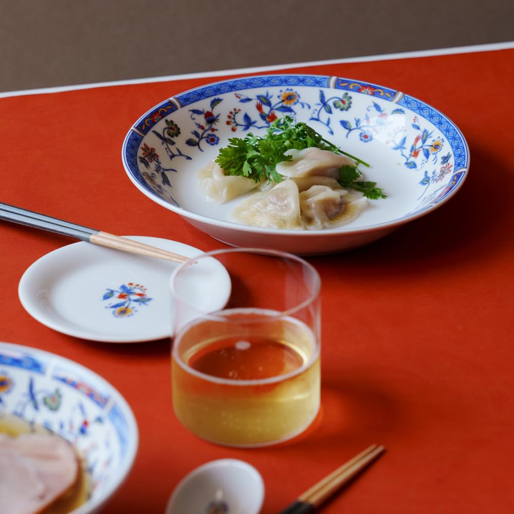 Amazon.co.jp: NARUMI(ナルミ) チャーハン皿 セット 青花 21cm ブルー