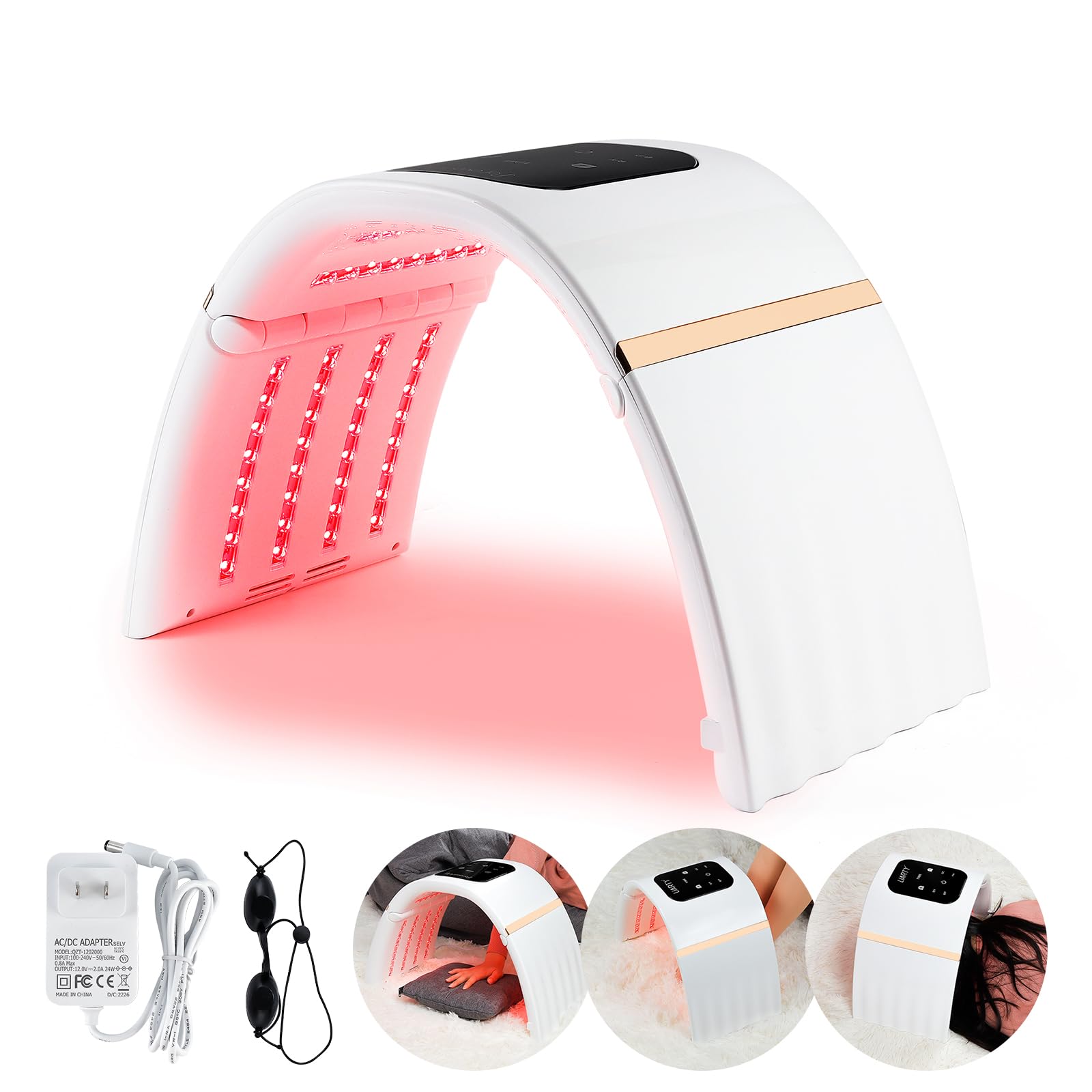 Amazon.co.jp: LIARTY 7色led美容マスク 美顔器 家庭用LED美容器 美容