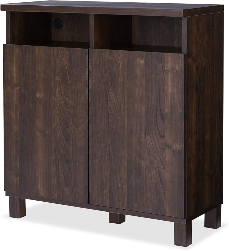 Amazon.co.jp: LOWYA ロウヤ キャビネット リビング収納 サイドボード