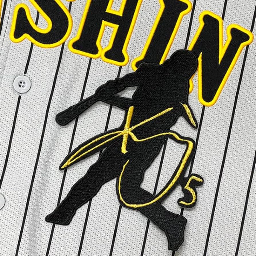 Amazon.co.jp: 阪神 タイガース 刺繍ワッペン 近本 光司 シルエット