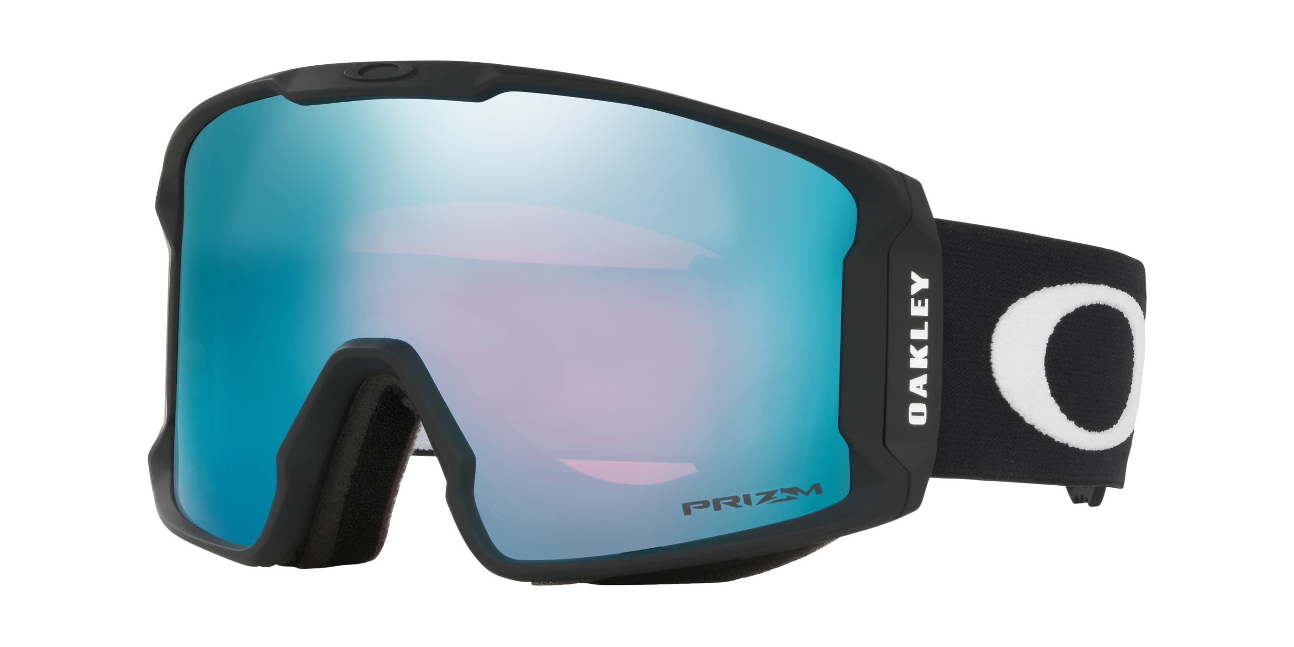 Oakley Men's Line Miner Snow Goggles, Matte Black, Prizm Sapphire
