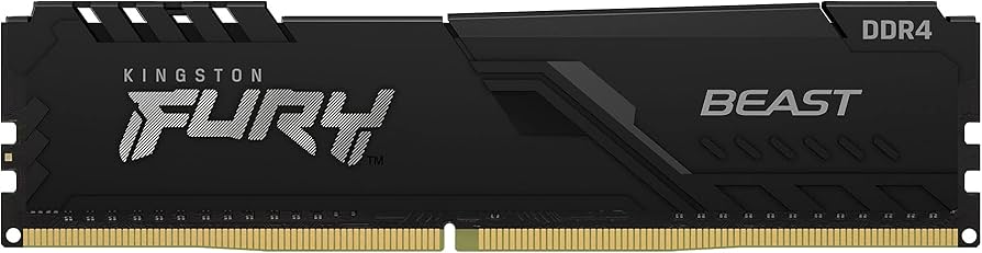 Kingston FURY Beast 16GB 3200MHz DDR4 CL16 Desktop Memory Single
