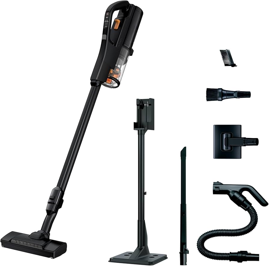 Amazon | サイクロン式スティッククリーナー 充電式 自走パワーブラシ