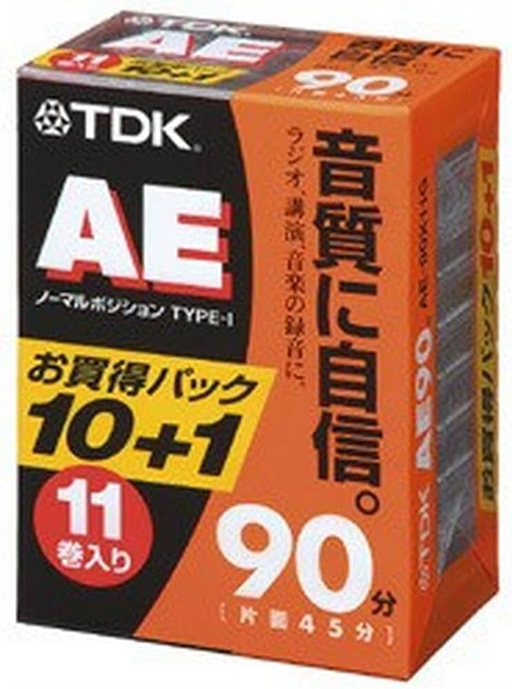 Amazon | TDK オーディオカセットテープ AE 90分11巻パック [AE-90X11G