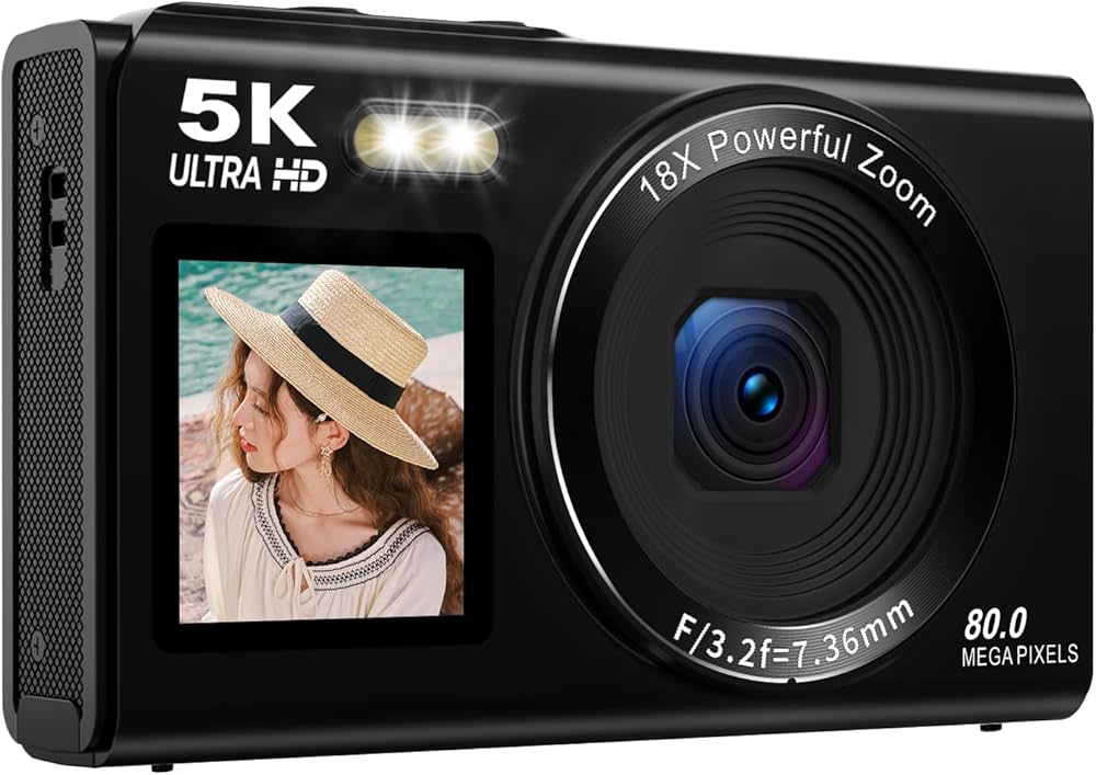 Amazon | AiMike 5K デジカメ スマホに送れる デジタルカメラ WIFI転送