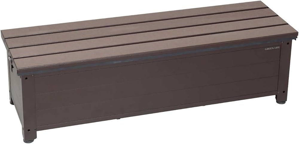 Amazon.co.jp: グリーンライフ ベンチストッカー 収納ベンチ(幅114