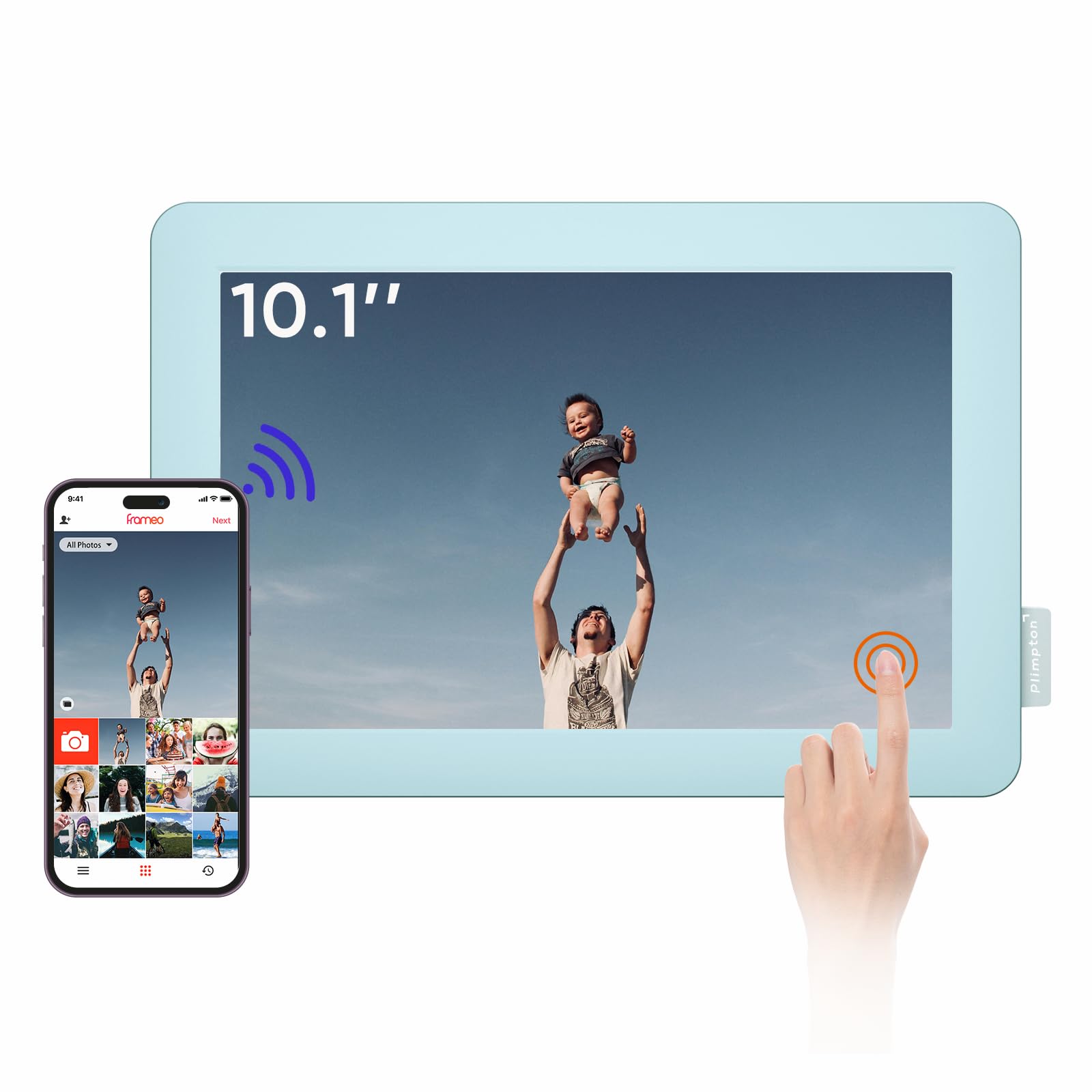 Amazon | （タッチ画面、2025NEW人気色）写真立て、10インチ Wi-Fi